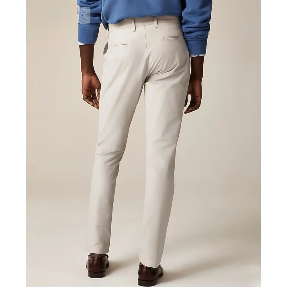 NWT J. Crew 1040 Athletic Tapered-fit Tech Pant Ashen Taupe